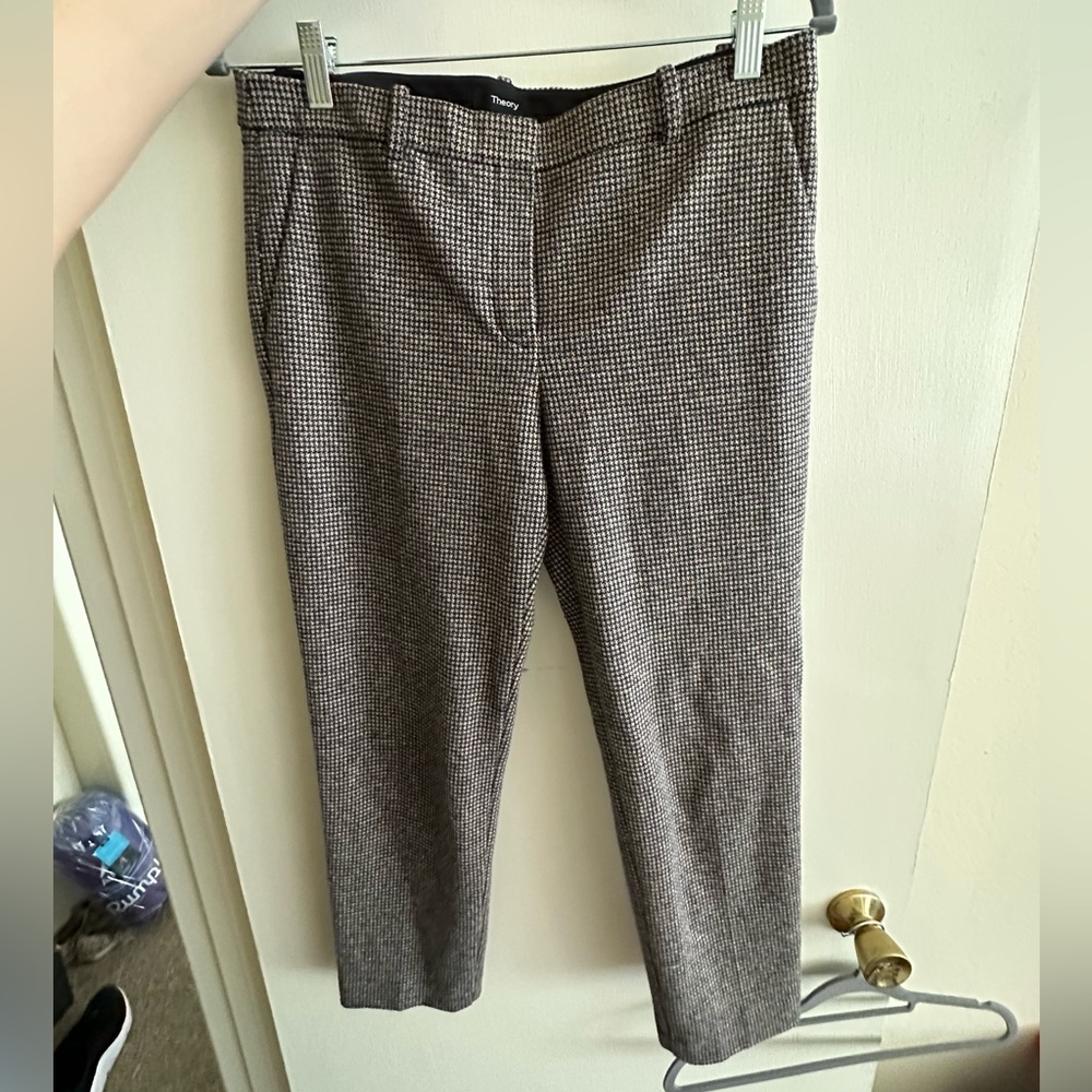 Theory good wool treeca pants